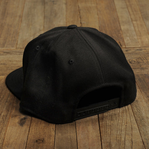 Black on Black TGT Snapback Hat - TGT Store