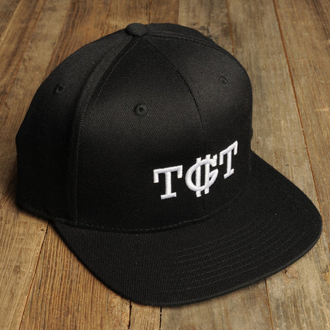 Black Snapback TGT Hat - TGT Store