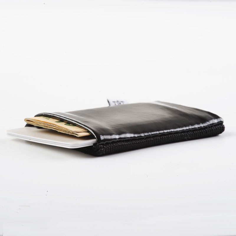 patent leather wallet